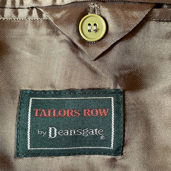 VINTAGE 60’s Genuine Camelhair 2-Button 42R Blazer Classic Tan Tufted Buttons - Picture 12 of 16